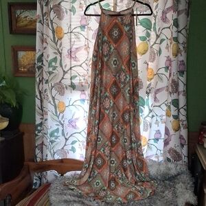 Cato Pink Coral Sheer Lined Dress